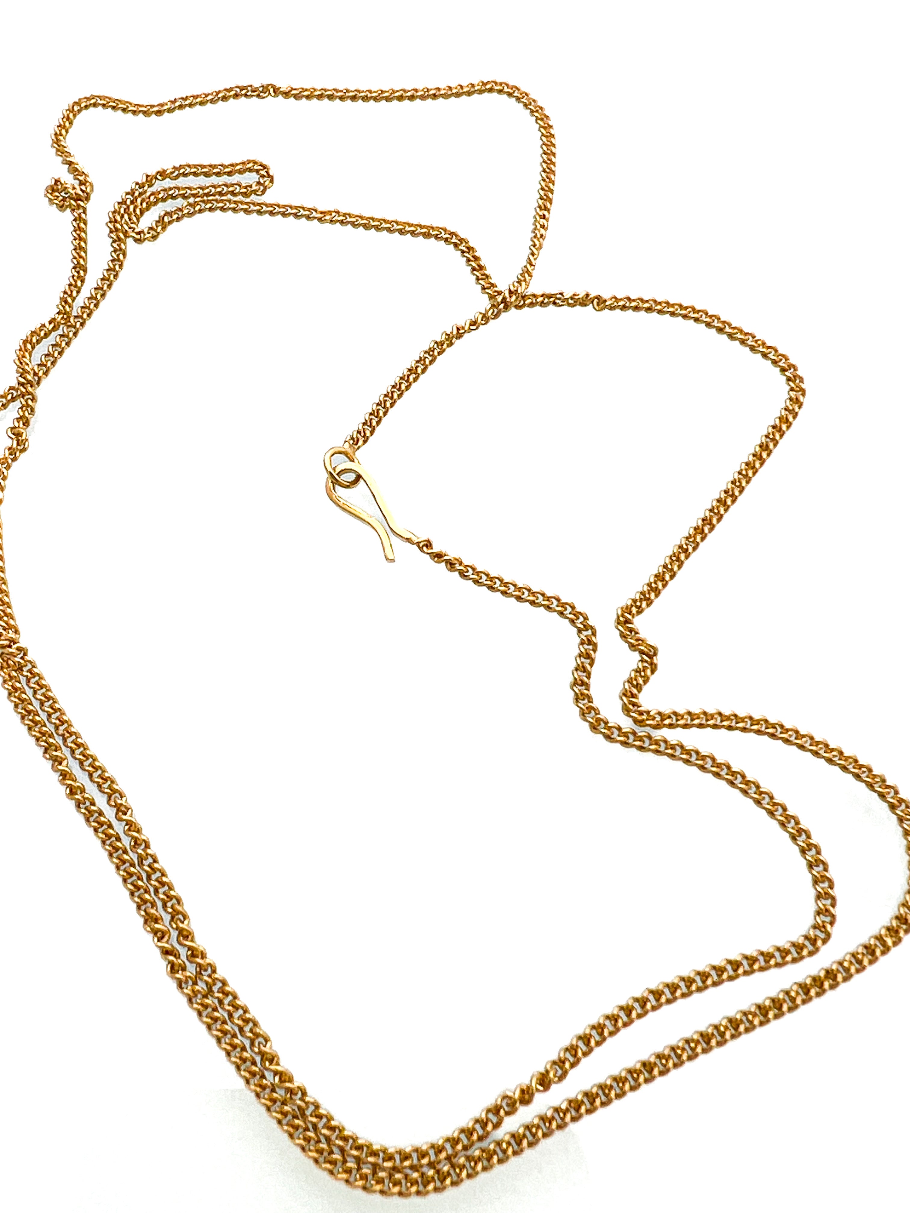 שרשרת חוליות זהב 21 קארט