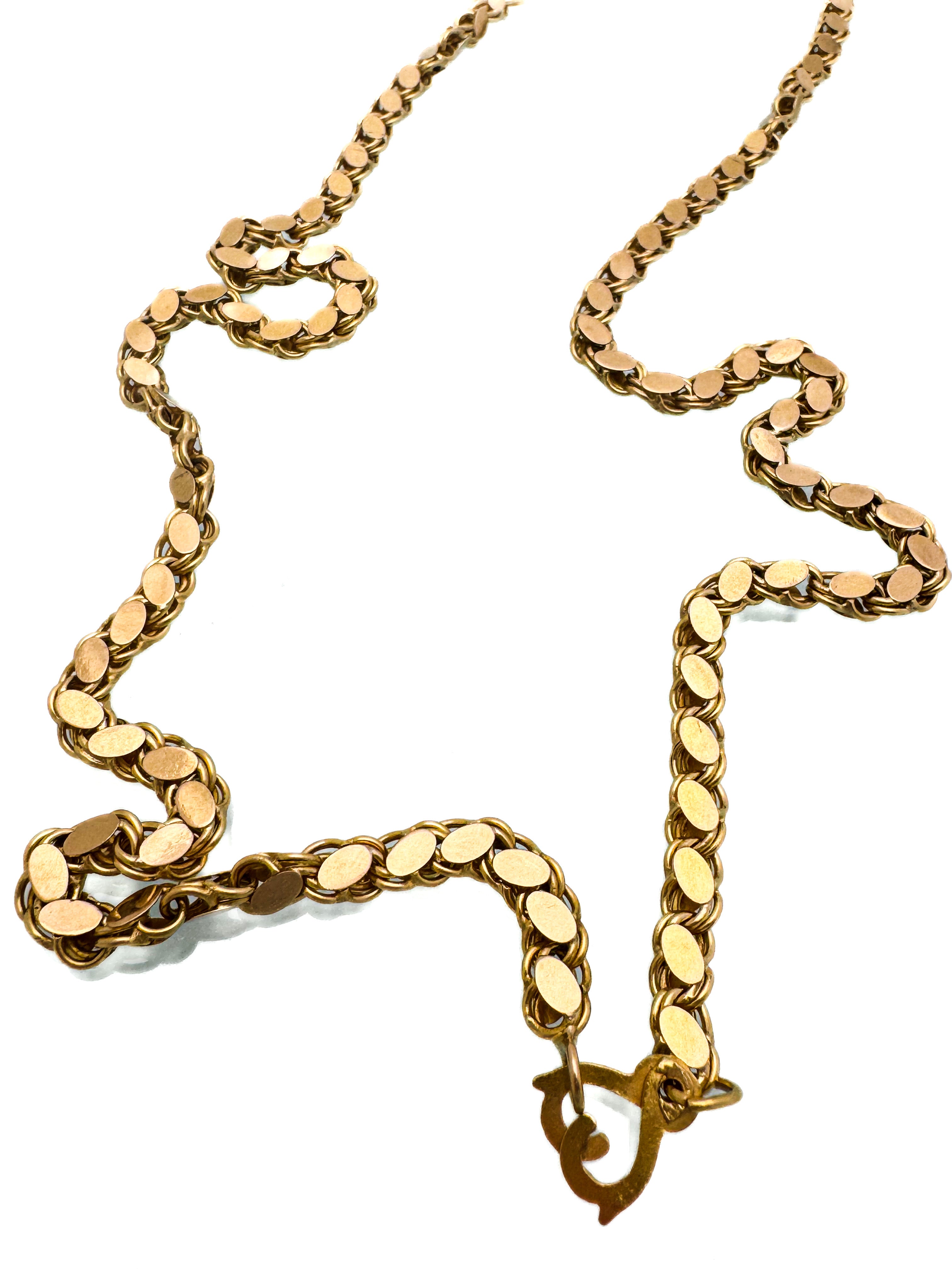 שרשרת חלבית זהב 18 קארט