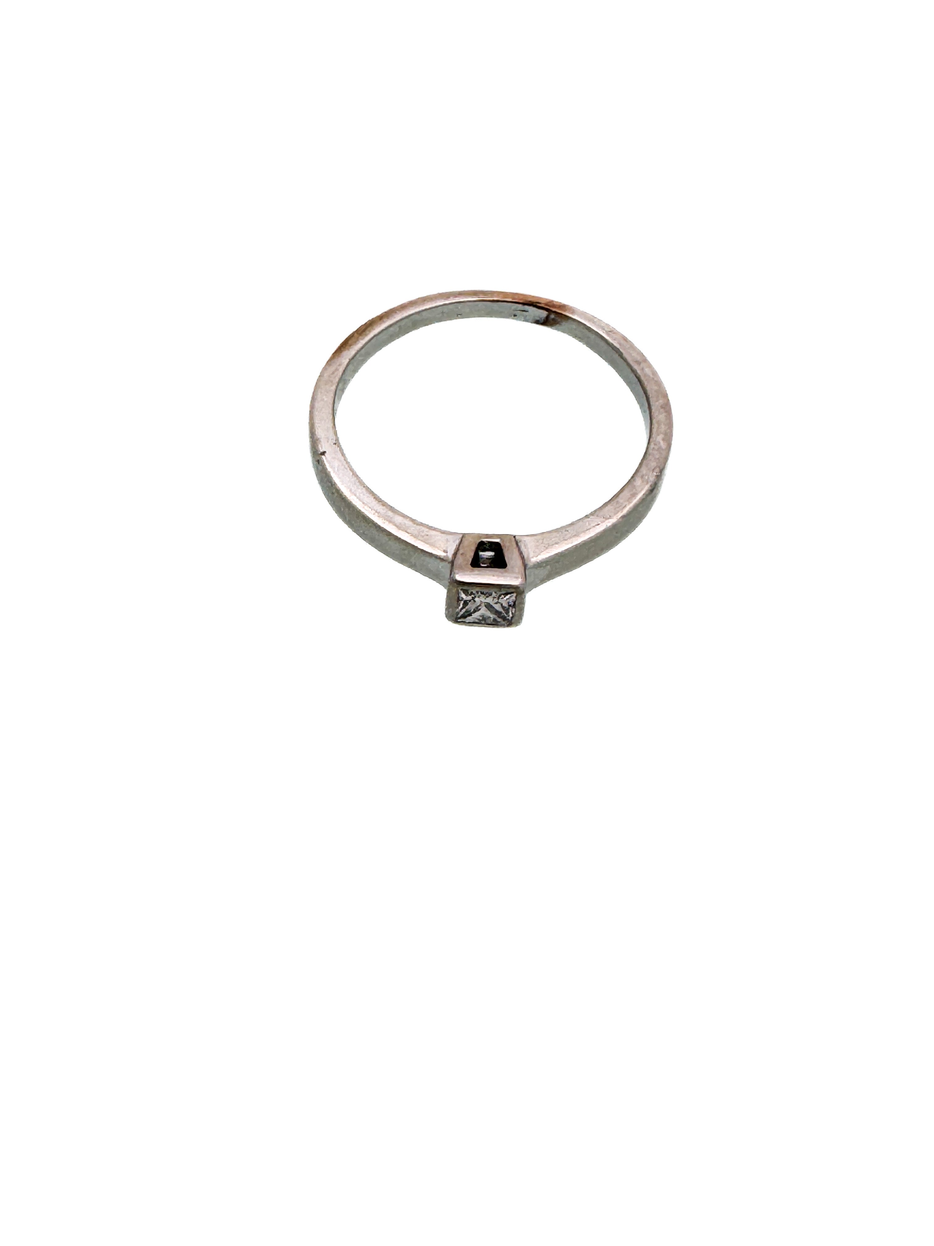 טבעת 14 קארט עם יהלום