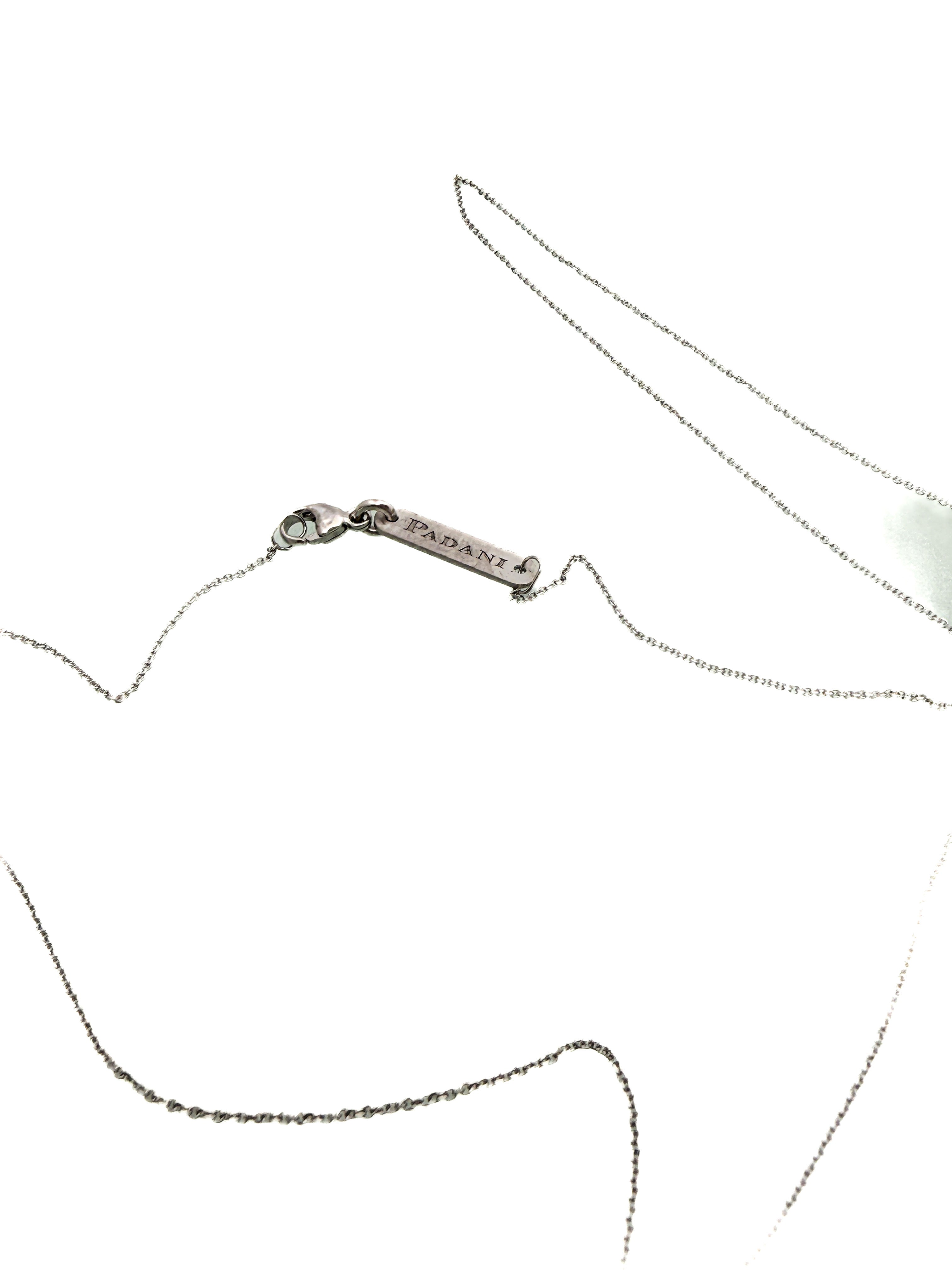 שרשרת דקה זהב לבן 18 קארט