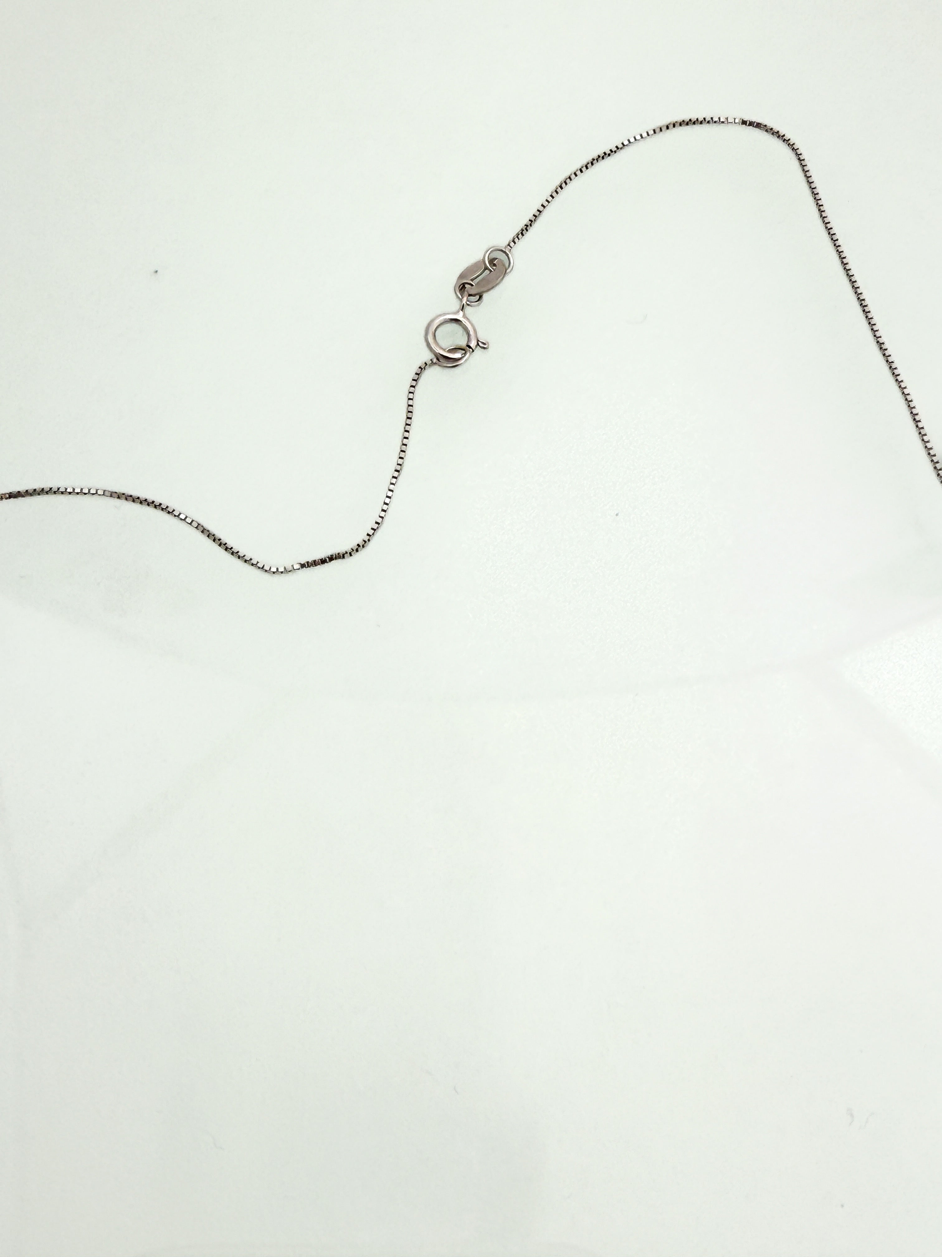 שרשרת עם תליון כדור משובץ יהלומים 14 קארט