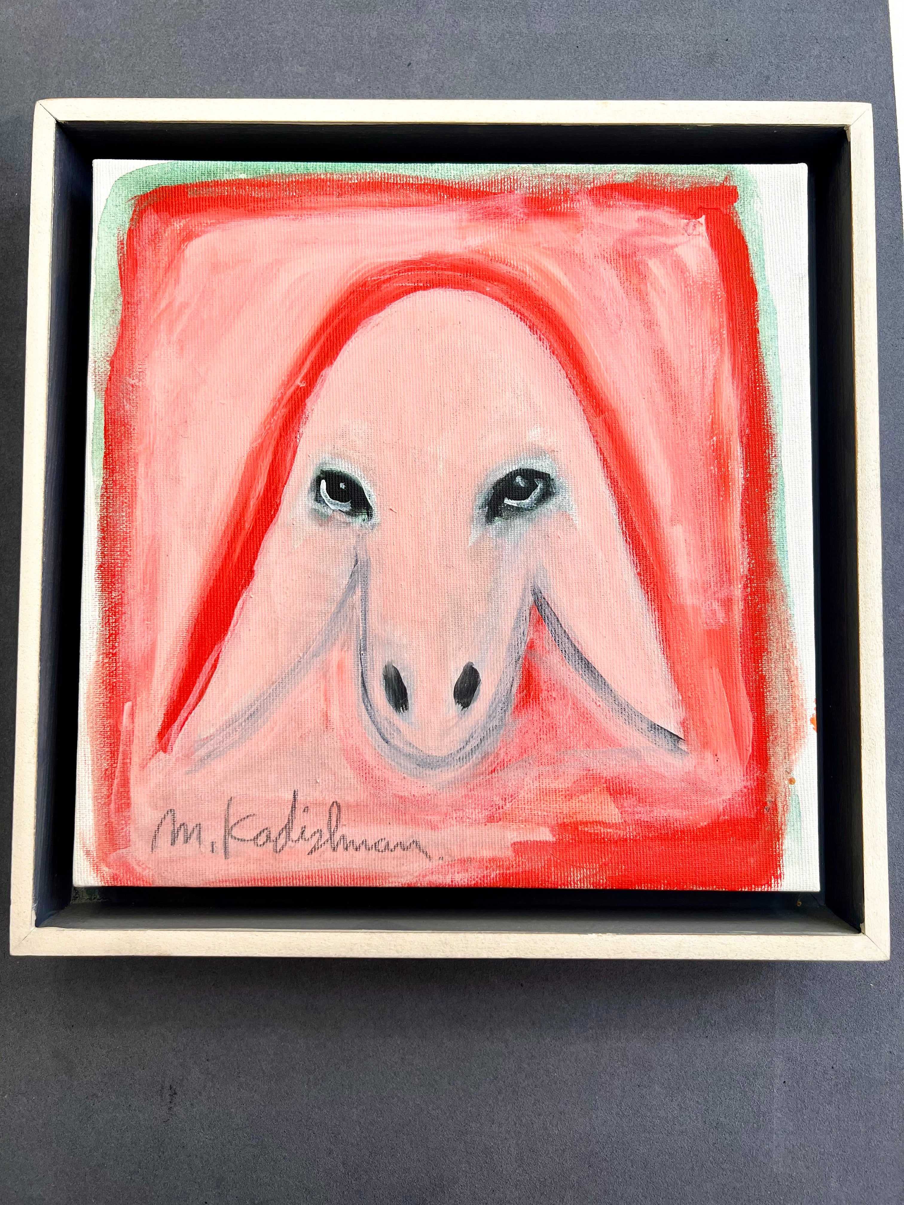 מנשה קדישמן אקריליק על קנבס חתומה