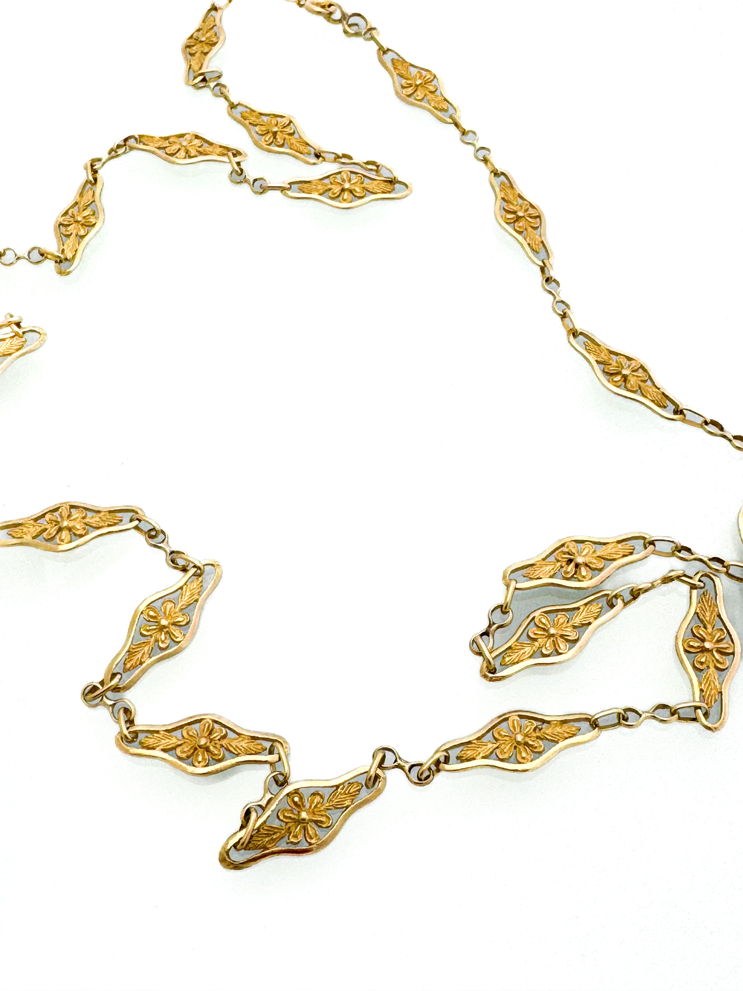 שרשרת סיטואר 18 קארט