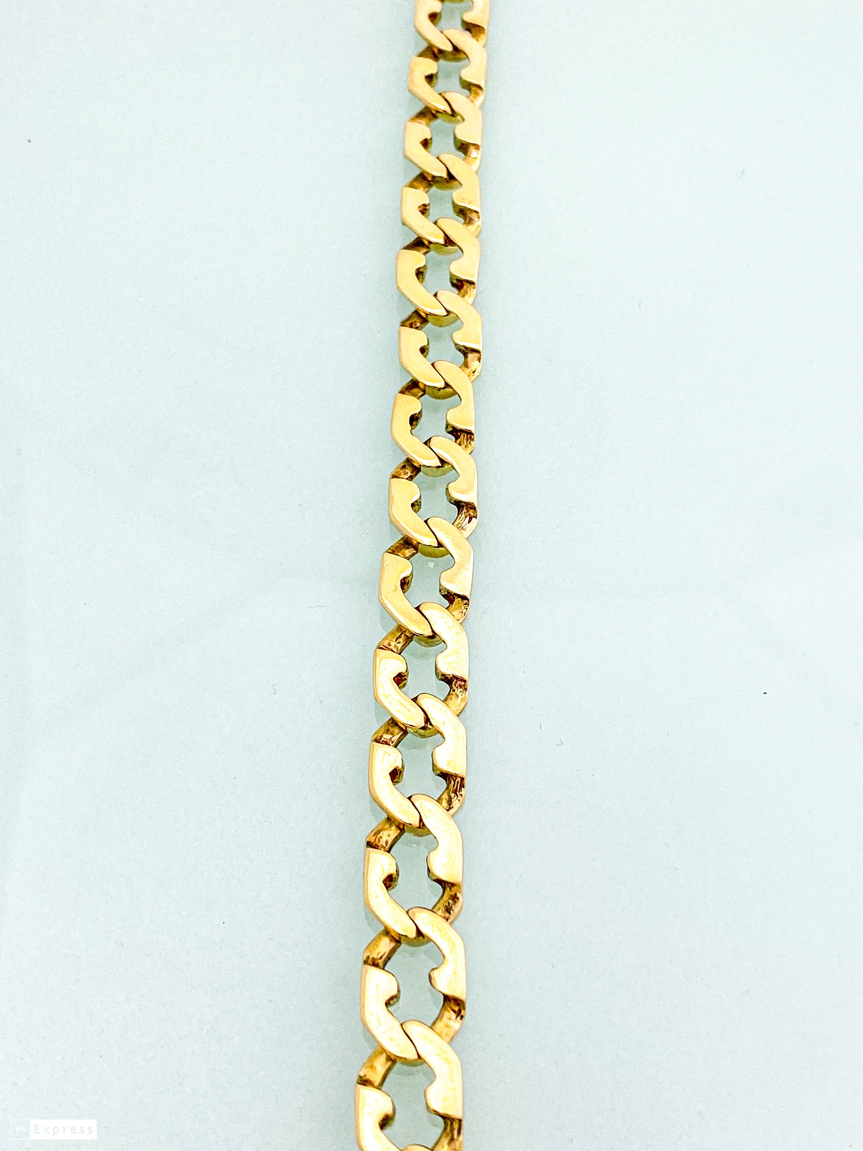 צמיד חוליות זהב 14 קארט