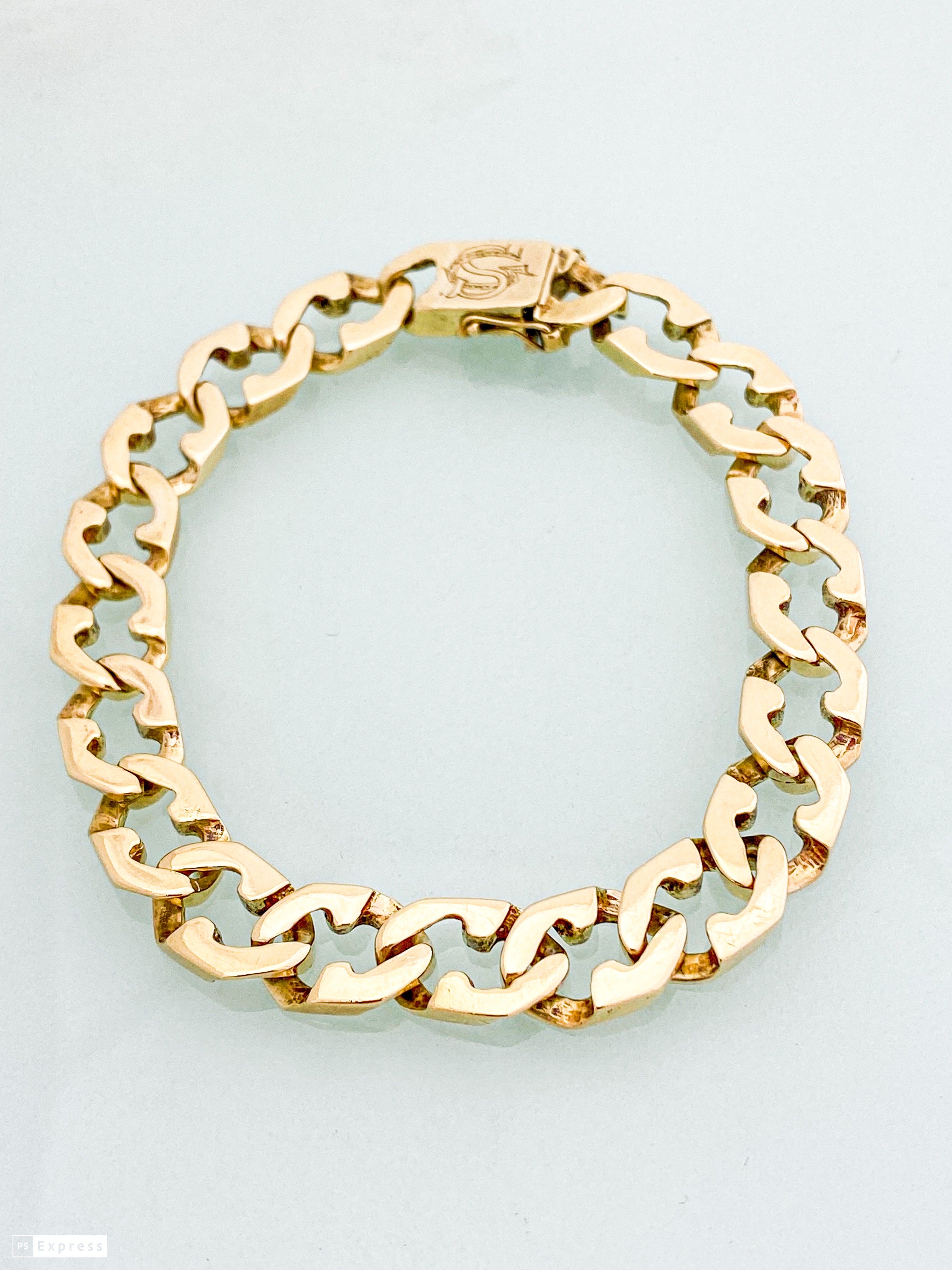 צמיד חוליות זהב 14 קארט