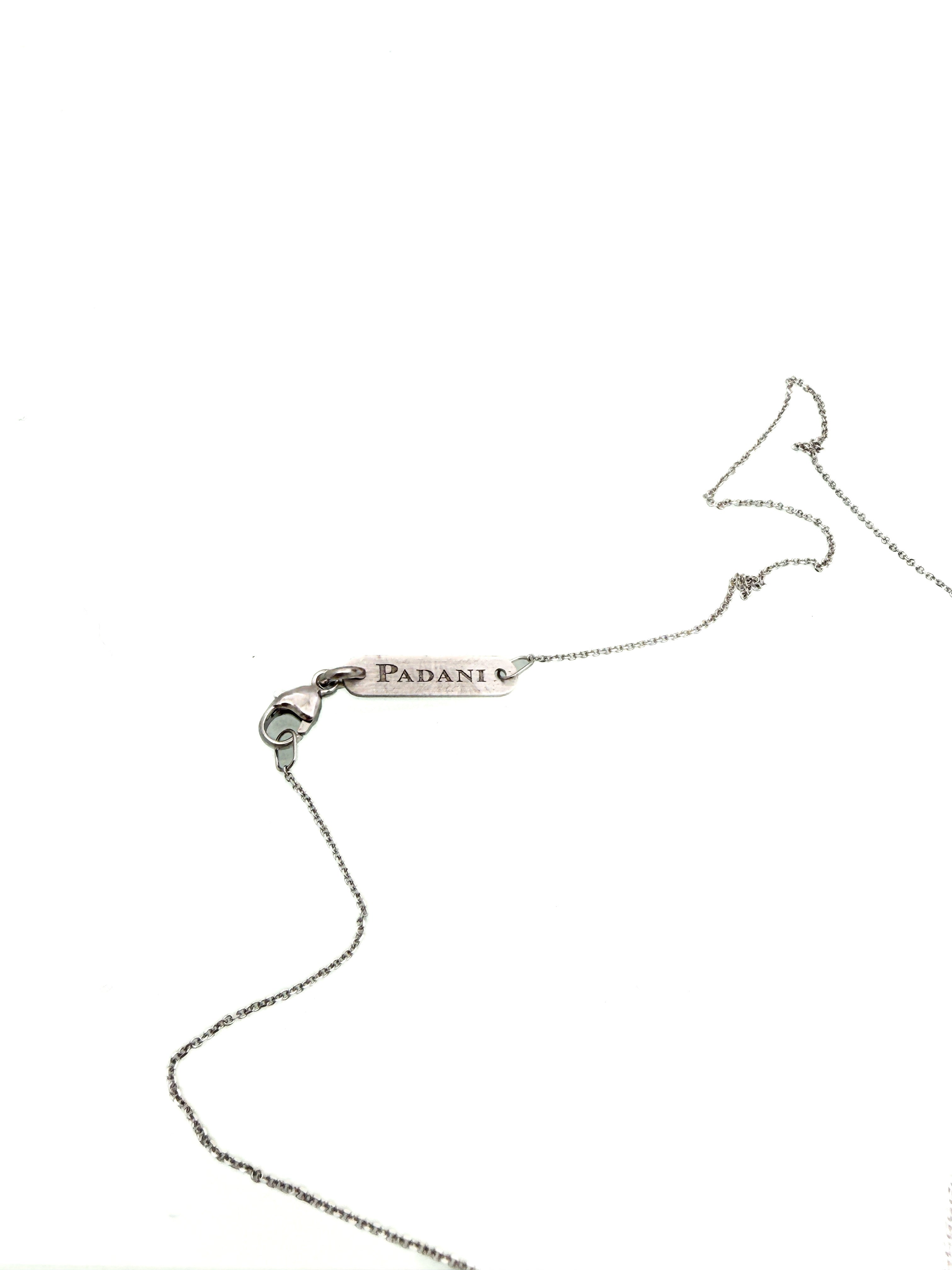 שרשרת דקה זהב לבן 18 קארט