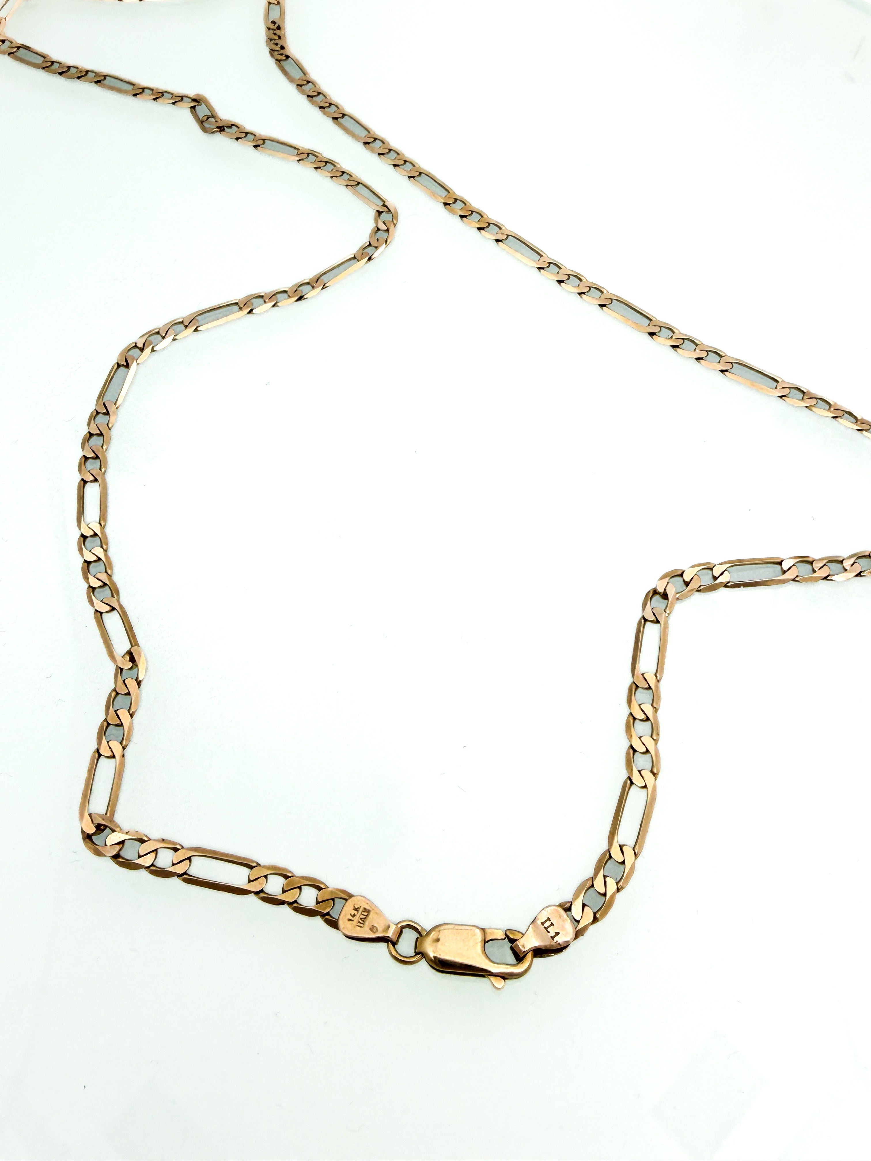 שרשרת פיגארו זהב 14 קארט